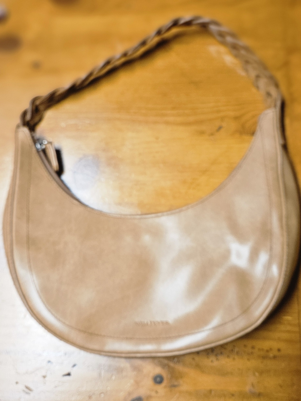 Whatever Forever Crescent Shoulder Bag in Tan